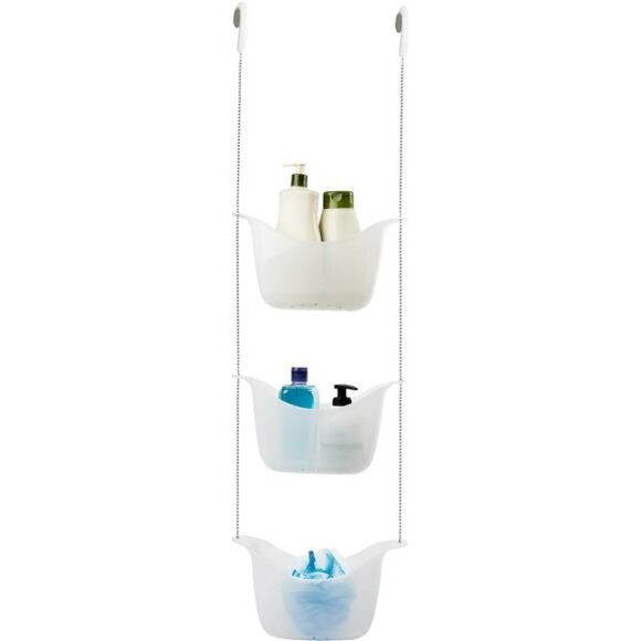 Hanging Shower Caddy Bathroom Organizer with Baskets for Shampoo and Accessories - Picture 8 of 8